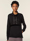 Sweatshirt Hanorac pentru femei Negru