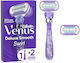 Venus Swirl Smooth Razor for Body with Replacement Heads Blades Lubricious Strip 2pcs