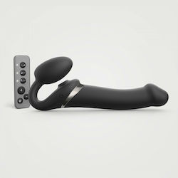 Strap On Me Strapless Strap On με Dildo με Δόνηση σε Μαύρο Χρώμα