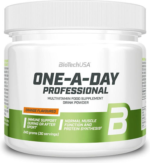 Biotech USA One-A-Day Multivitamină pentru Întărirea Sistemului Imunitar 1000mg Portocaliu 240gr