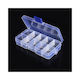 Werkzeugkoffer-Organisator Transparente 13x6.8x2.3cm