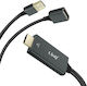 Hdmi Adapter + 1x Männlicher Usb-Anschluss 1x Weiblicher Usb-Port Linq