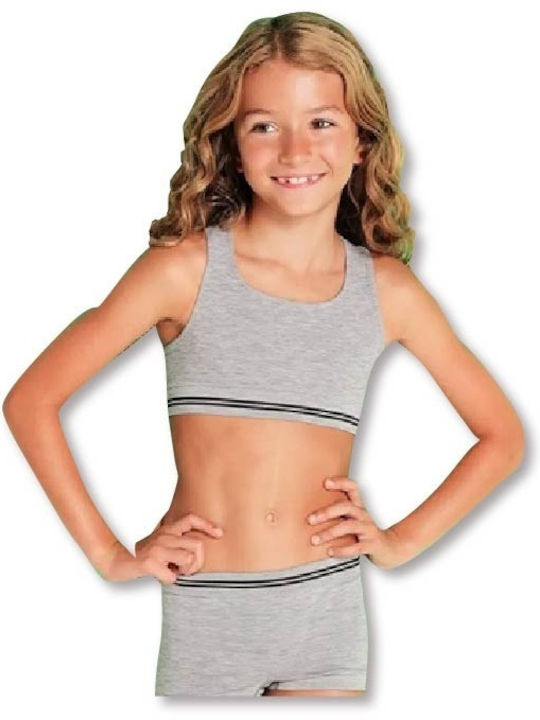 Bellissima Kids' Bralette Grey