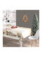 Christmas Table Runner Xmas Deer Beige