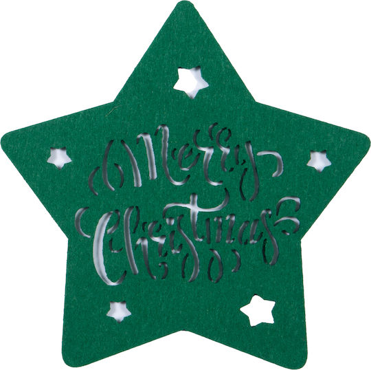 Nef-Nef Homeware Snow Coasters with Stars 4 Pieces