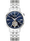 Bulova Men's Watch Battery with Silver Metal Bracelet