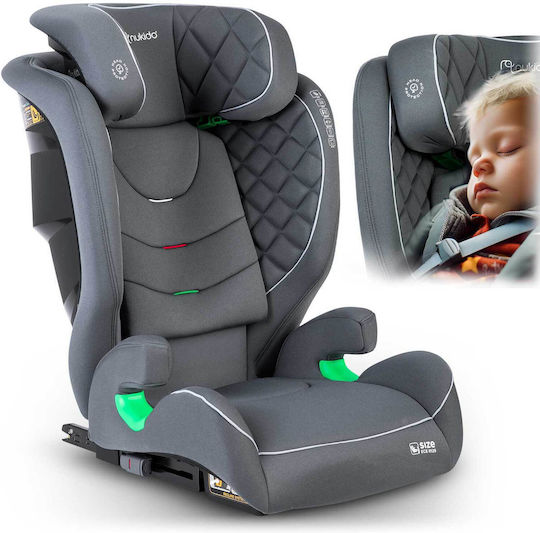 Nukido Louis Καθισματάκι Αυτοκινήτου i-Size με Isofix Gray 15-36 kg