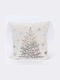 Eurolamp Christmas Decorative Pillow Square Beige 45x45cm