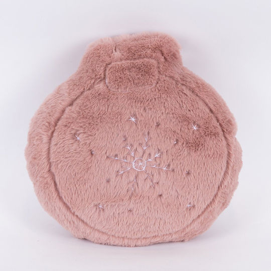 Eurolamp Weihnachtsdekoratives Kissen Rund Rosa 32cm