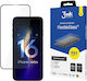 3MK Flexibleglass Max Tempered Glass Μαύρο (iPhone 16)