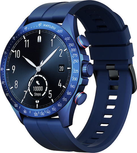 Haylou Solar Pro Smartwatch με Παλμογράφο (Μπλε)