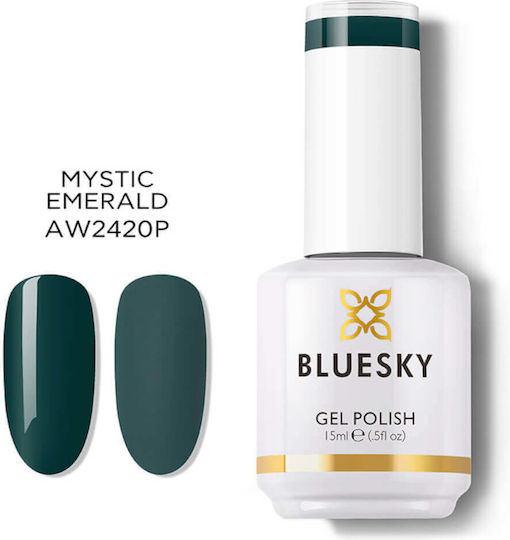 Bluesky Halb-permanenter Nagellack Mystic Emerald Aw2420 15ml 1Stück