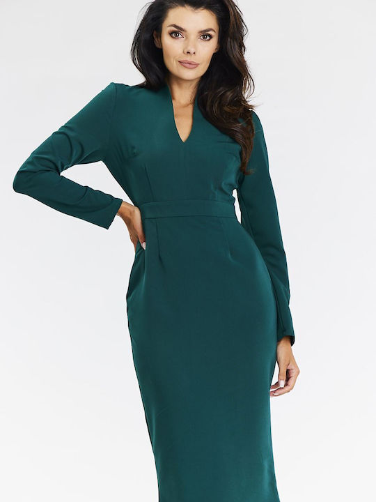 Awama Kleid Bottle Green