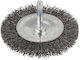 Circular Brush 75 Mm Wolfcraft Corrugated Wire Stem