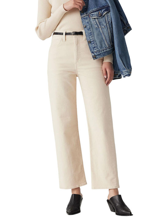Ribcage Damenjeans Beige