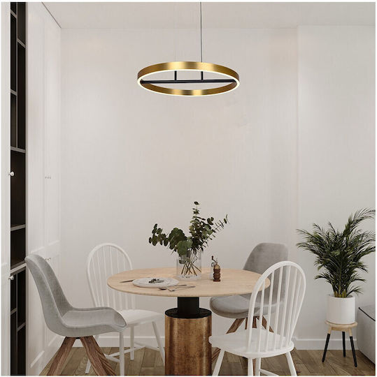 Rabalux 72221 Κρεμαστό Φωτιστικό Οροφής Led Thric Led 42w 230v Χρυσαφί