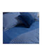 Nef-Nef Homeware Sheet Super-Double with Elastic 160x200+35cm. Nautica Coast True Navy