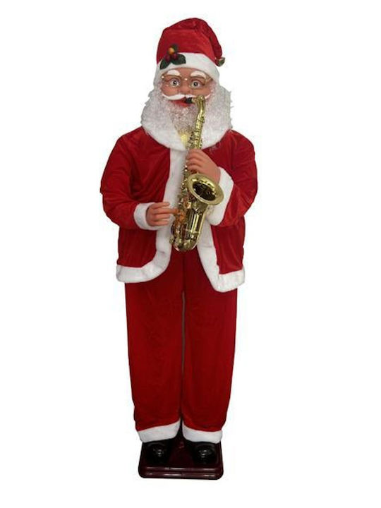 Santa Claus with Saxophone Music Motion 150cm