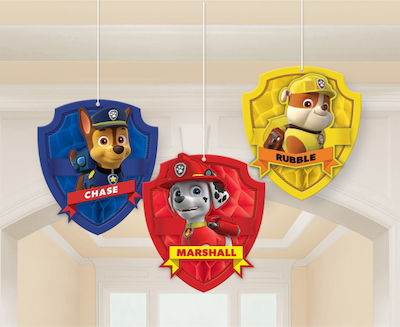 Paw Patrol Decorative Honeycomb 3 Pcs