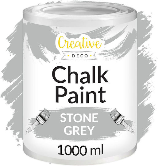 Creative Χρώμα Κιμωλίας Γκρι 1000ml JAN-CD-FARBA-KREDOWA-SZARA-1L