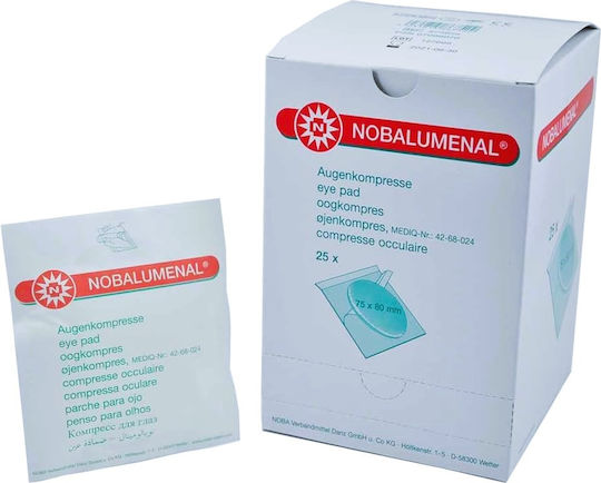 Nobamed Gaze Medicale Sterile 7.5x8cm 25 Bucăți