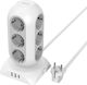 Tessan Power Strip White