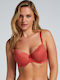 Marine Bra with Light Padding Underwire Marine Mineral Red