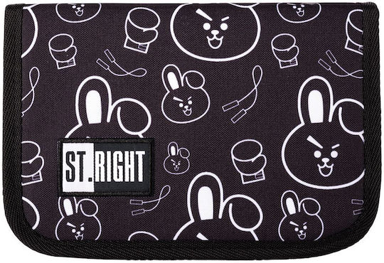 Double Flap Pencil Case Without Equipment St.right Pc-03 Clever Bunny