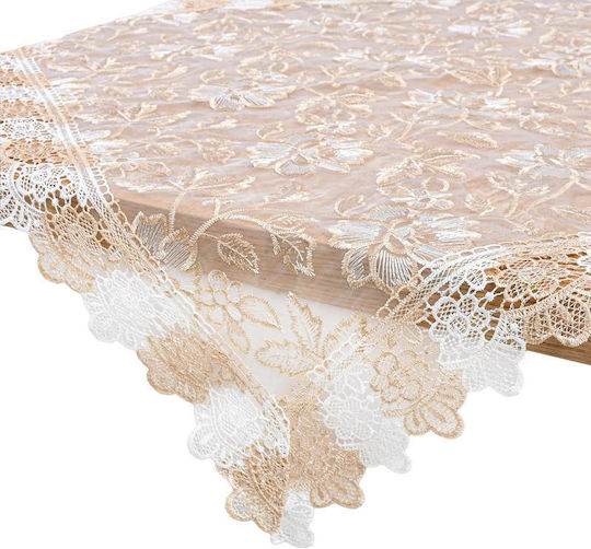 Fylliana Tischtuch Leinen Beige 85x85cm