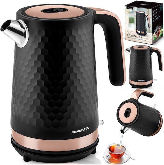 Berdsen BD-705 Βραστήρας 1.7lt 2200W Black-Copper
