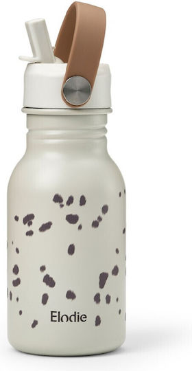 Elodie Details Dalmatian Dots Неръждаема Стомана Детска Бутилка За Вода С Изскачаща Капачка Non Spill Бежов 350ml