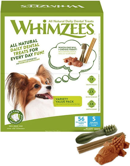 Whimzees Dental Dog Treats 56pcs