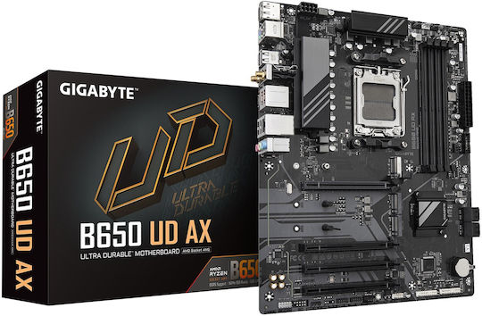 Gigabyte B650 UD AX Wi-Fi Motherboard ATX με AMD AM5 Socket