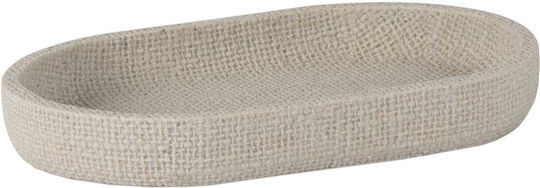 Andrea House Seifenschale aus Harz Beige