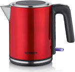 Severin Kettle 1lt 2400W Red