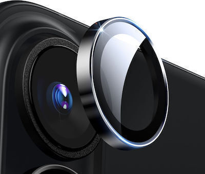 Kameraschutz Gehärtetes Glas Black für das iPhone 16