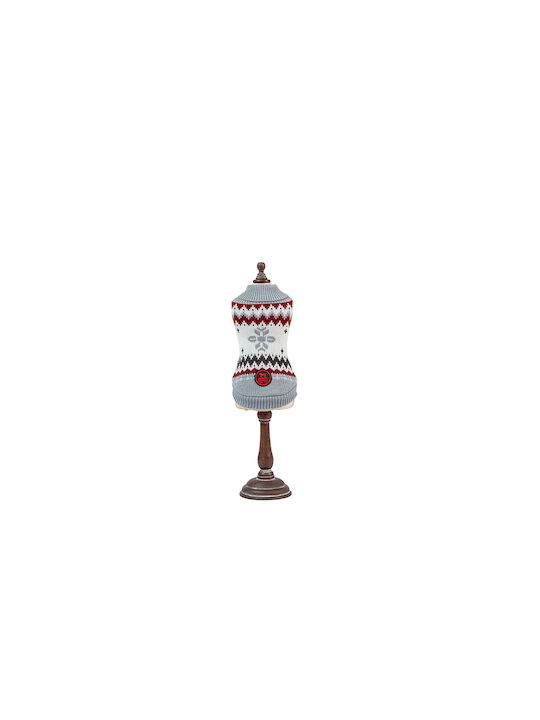 Πλεκτό Πουλόβερ Wofmoda Freedog Snowflake Γκρι 20cm