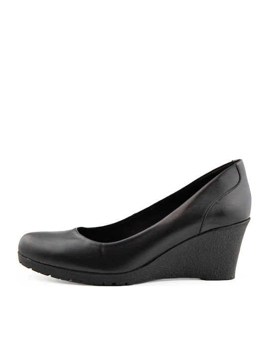 Ragazza Leather Black Heels