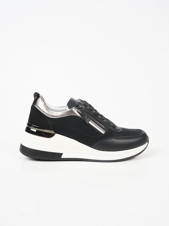 Piazza Shoes Femei Sneakers NEGRU