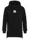 Women's Sweatshirt Hooded Black