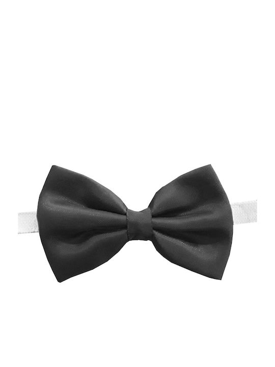 Beboulino Kids' Fabric Bow Tie Black