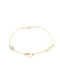 Kinderarmband aus Gold 14K mit Σταυρό