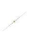 Senzio Belibasakis Kids Bracelet from Gold 9K with Stones