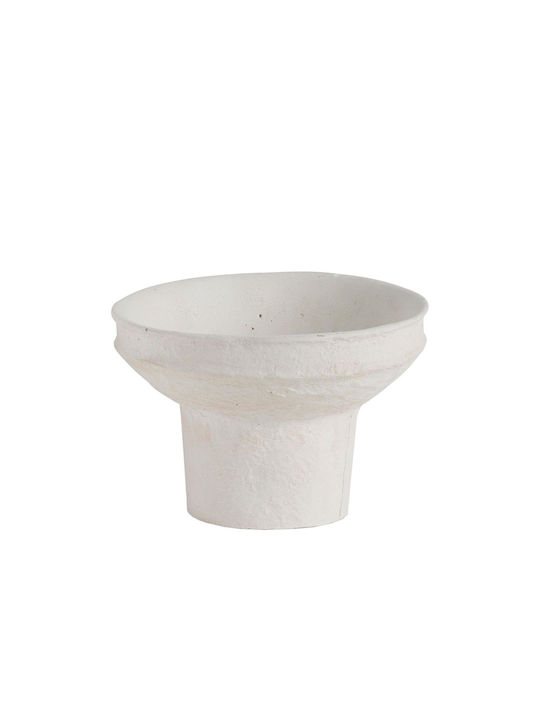 Διακοσμητικό Μπωλ Cement Ah-ax24081 Φ26x19cm White Andrea House Τσιμέντο
