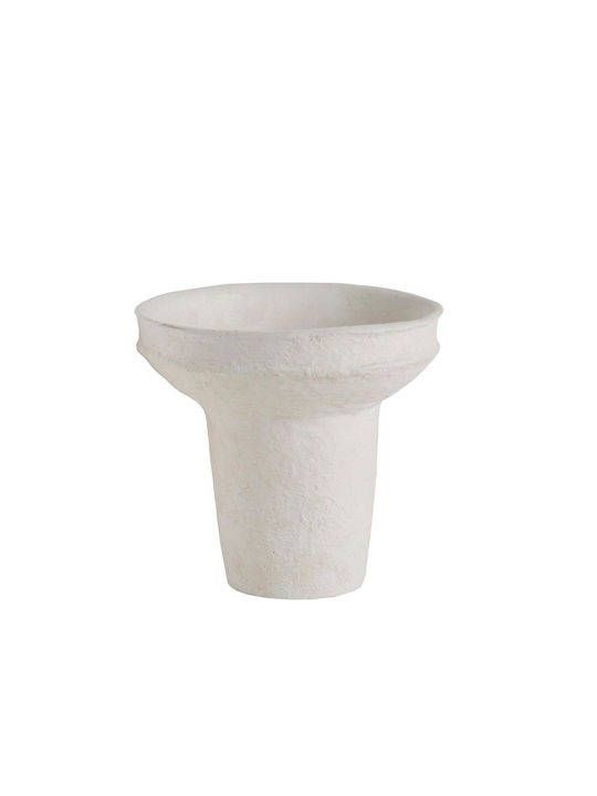 Διακοσμητικό Μπωλ Cement Ah-ax24082 Φ26x24cm White Andrea House Τσιμέντο