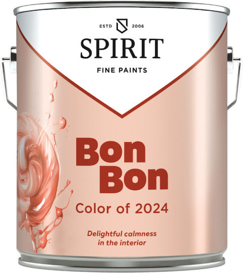 Spirit Bon Bon Wall Paint 2.5L 15–18 M²/L Excellent Coverage Very Good Colour Resistance Washable