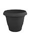 Homestyle Geramica Ghiveci Plastic Cărbune de lemn 63x63x53cm.