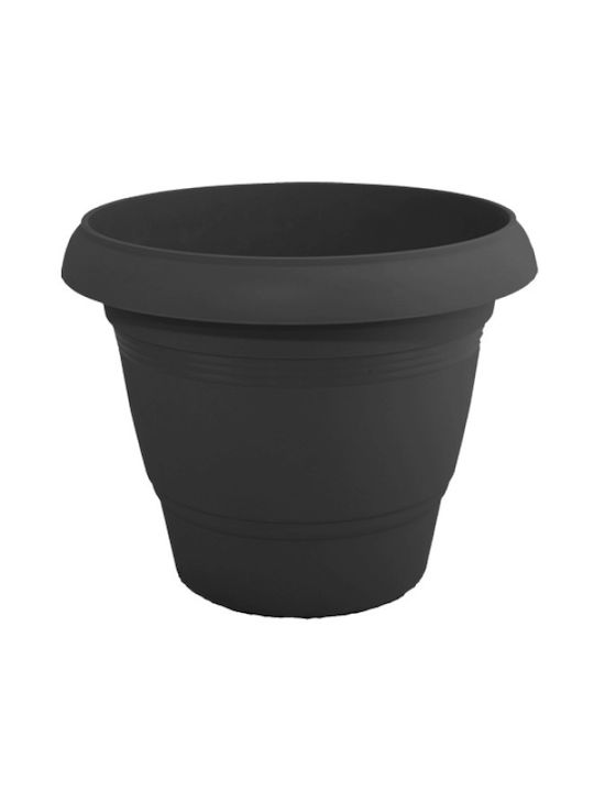 Homestyle Geramica Ghiveci Plastic Cărbune de lemn 28x28x23.5cm.