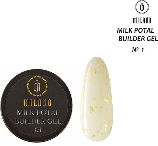 Milano Cosmetic Builder Gel Νυχιών 1 15ml
