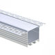 Eurospot Aluminum Profile for LED Strip with Opal Cover for Drywall 200x7.1x3.5cm
